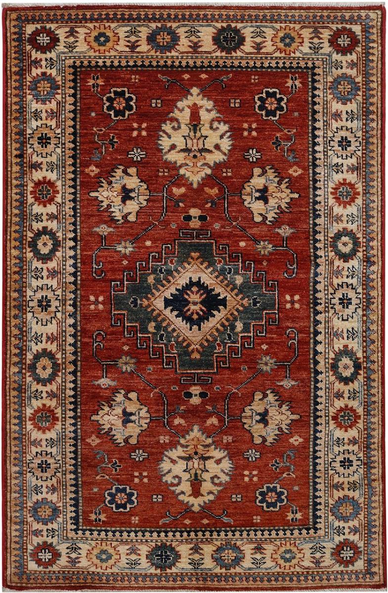 Afganistan-matto Kazak 155x98 155x98, Persialainen matto Solmittu käsin