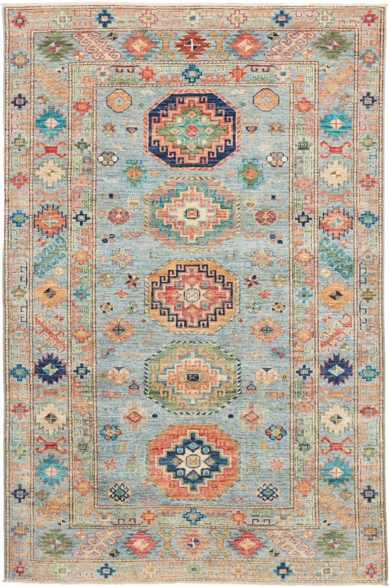 パキスタン絨毯 Super Kazak 193x125 193x125, ペルシャ絨毯 手織り