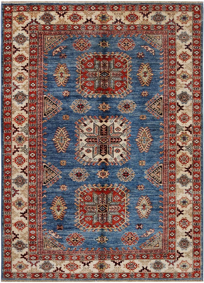 Afghansk tæppe Kazak 205x148 205x148, Persisk tæppe Knyttet i hånden