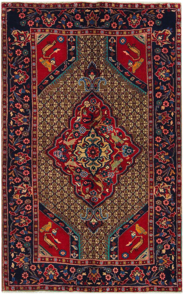 Persisk tæppe Koliai 194x123 194x123, Persisk tæppe Knyttet i hånden