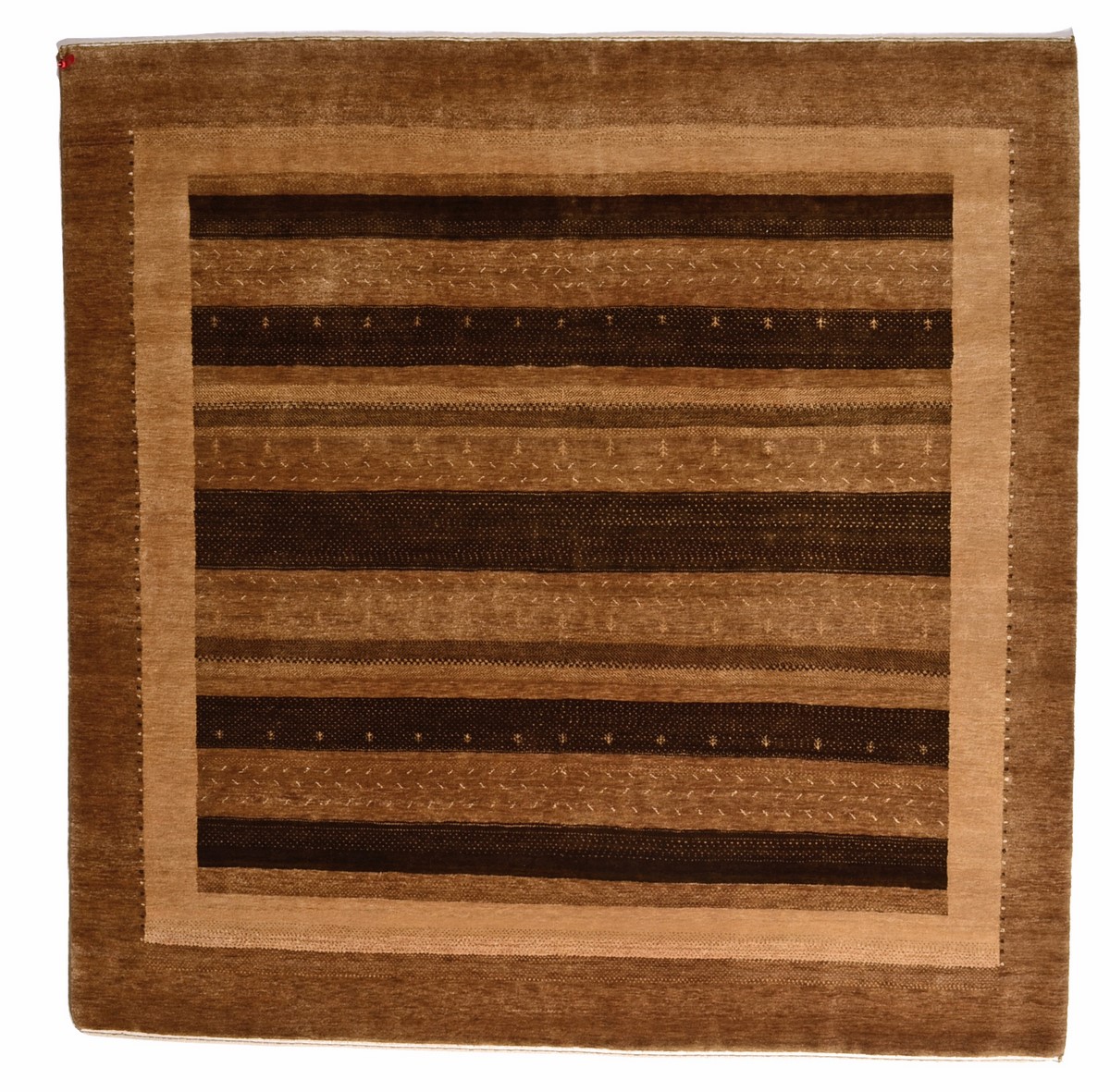Indiaas tapijt Gabbeh Loribaft 199x199 199x199, Perzisch tapijt Handgeknoopte
