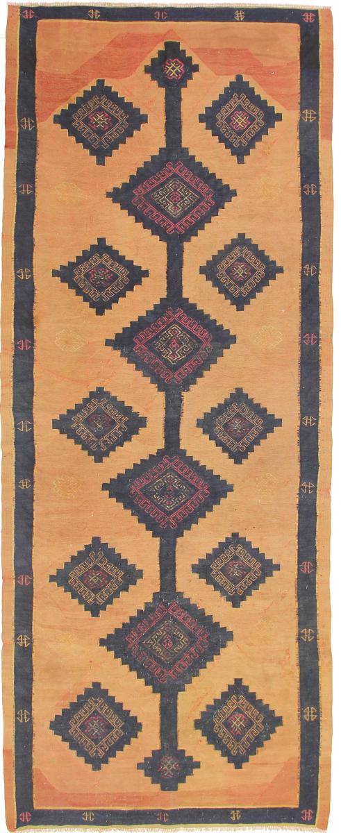 Tapete persa Kilim Fars Azerbaijan Antigo 376x147 376x147, Tapete persa Tecido à mão