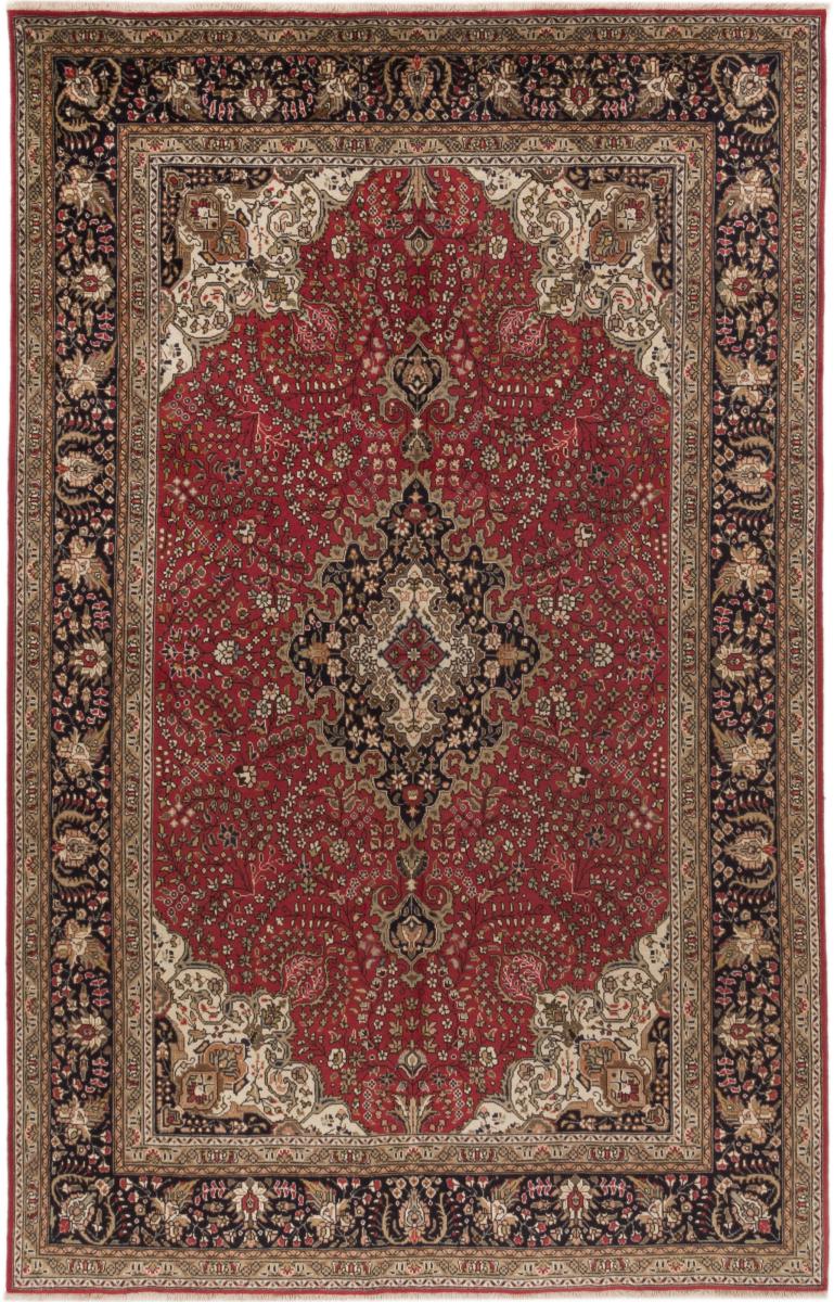 Tapete persa Tabriz 311x198 311x198, Tapete persa Atado à mão