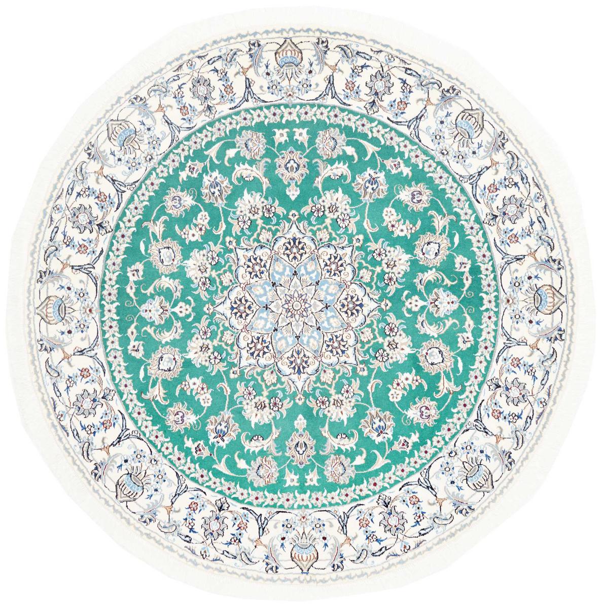 Persian Rug Nain 201x196 201x196, Persian Rug Knotted by hand