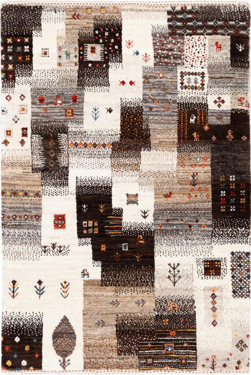 Tappeto persiano Persiano Gabbeh Loribaft Atelier 97x64 97x64, Tappeto persiano Annodato a mano