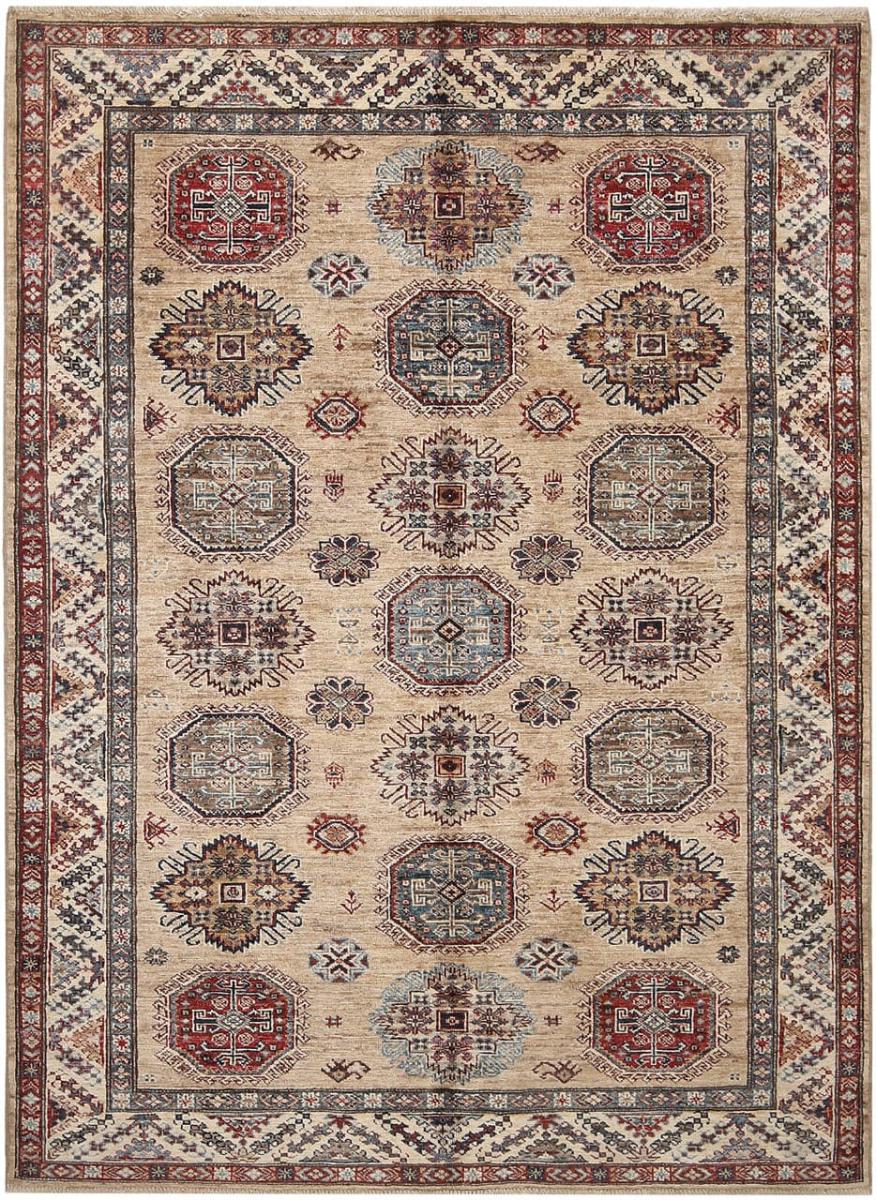 Afghan rug Kazak 200x146 200x146, Persian Rug Knotted by hand