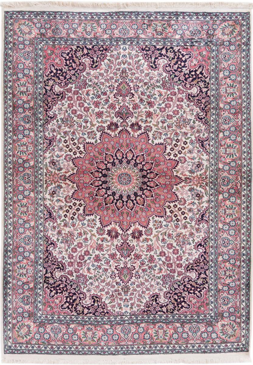 Indo rug Kashmir Silk 178x126 178x126, Persian Rug Knotted by hand