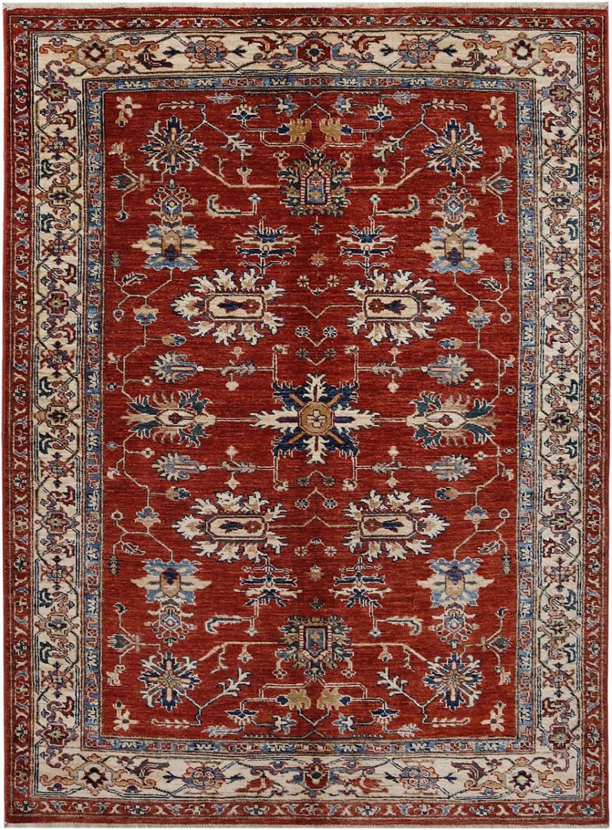 Afghan rug Kazak 201x149 201x149, Persian Rug Knotted by hand