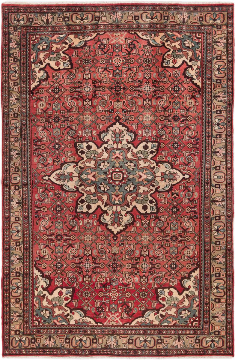 Persisk teppe Hosseinabad 318x204 318x204, Persisk teppe Knyttet for hånd