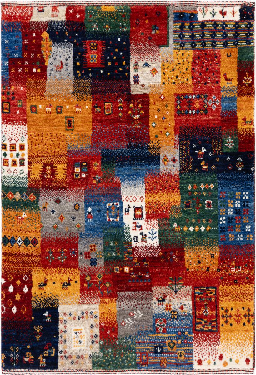Tappeto persiano Persiano Gabbeh Loribaft Atelier 89x59 89x59, Tappeto persiano Annodato a mano