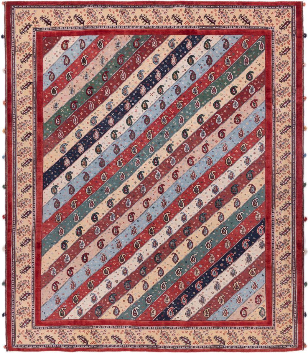 Tapis persan Nimbaft Z 298x254 298x254, Tapis persan Noué à la main