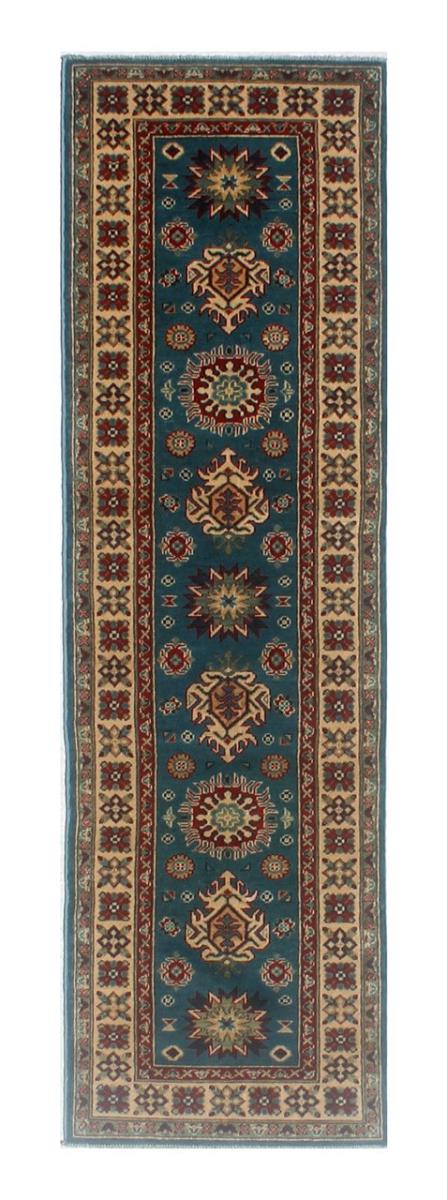 Alfombra afgana Kazak Ghazni 296x77 296x77, Alfombra persa Anudado a mano