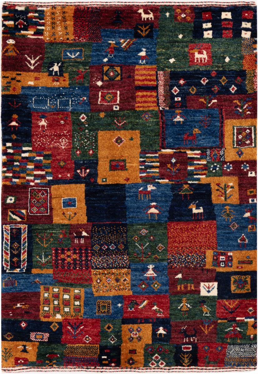 Perzisch tapijt Perzisch Gabbeh Loribaft Nowbaft 91x64 91x64, Perzisch tapijt Handgeknoopte