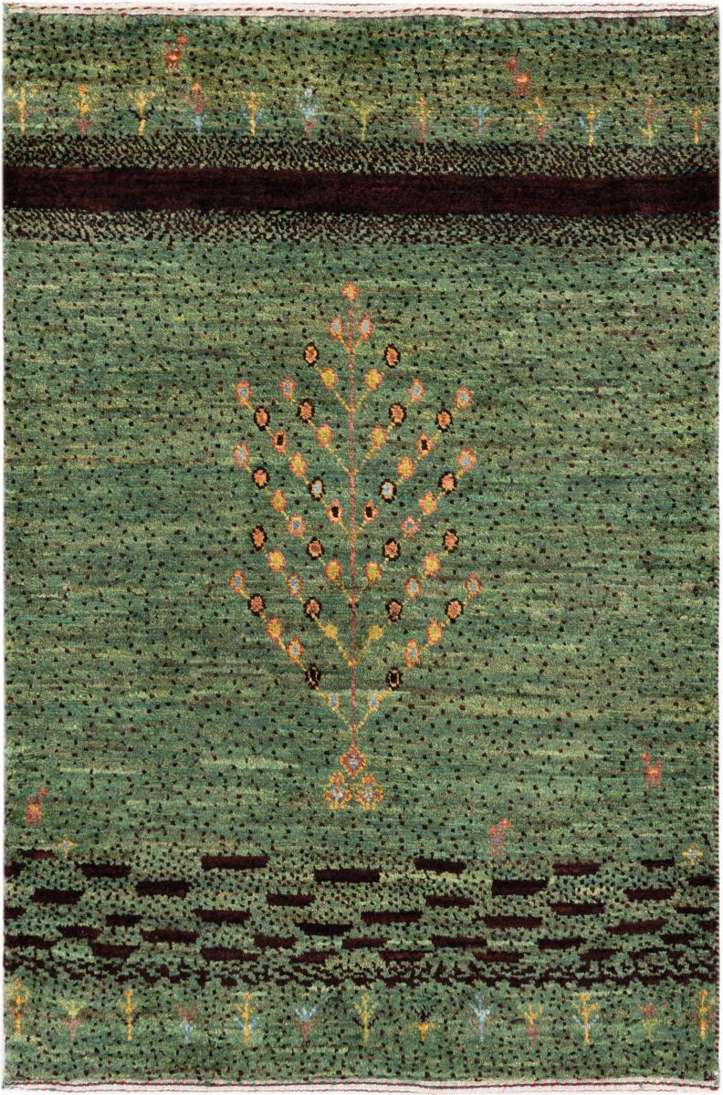 Tappeto persiano Persiano Gabbeh Loribaft Atelier 96x66 96x66, Tappeto persiano Annodato a mano