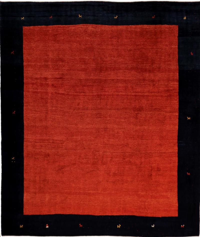 Tappeto persiano Persia Gabbeh Kashkuli 383x324 383x324, Tappeto persiano Annodato a mano