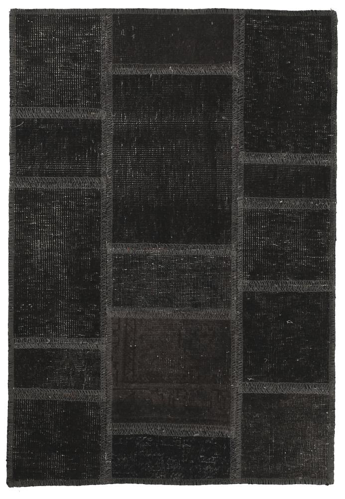 Persisk tæppe Patchwork 89x61 89x61, Persisk tæppe Knyttet i hånden