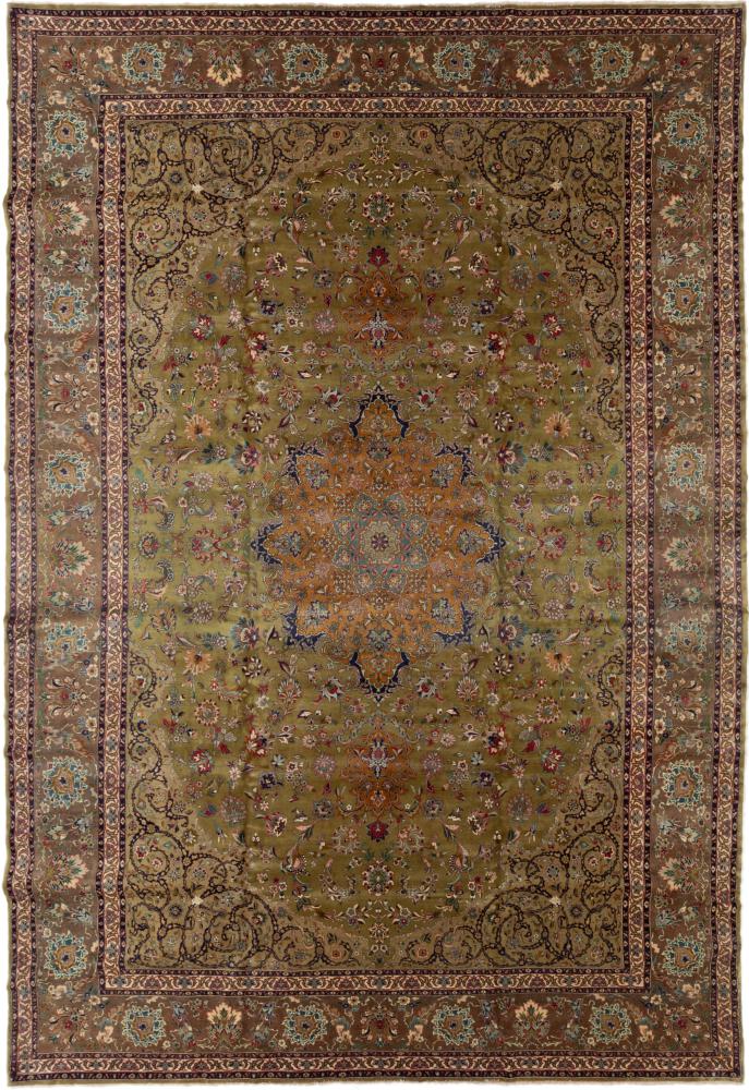 Tapete persa Tabriz Antigo 520x343 520x343, Tapete persa Atado à mão