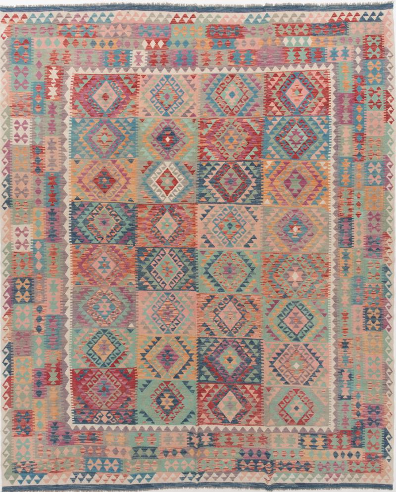 Tapete afegão Kilim Afegão 390x318 390x318, Tapete persa Tecido à mão