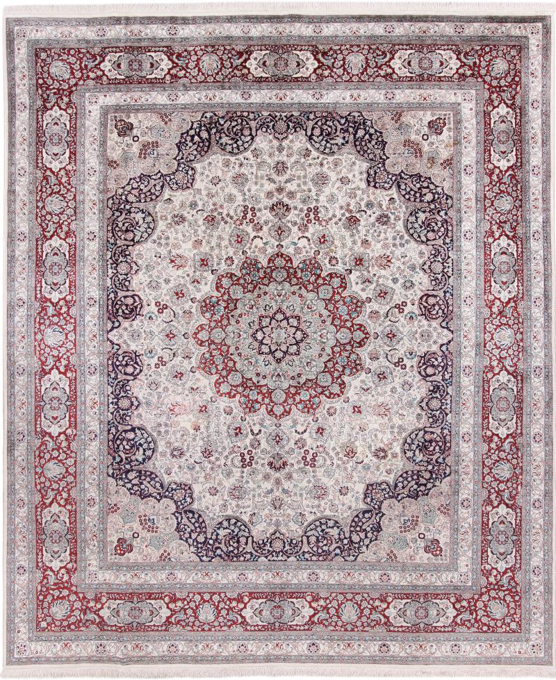 Chinese rug Zhenping Silk 304x254 304x254, Persian Rug Knotted by hand