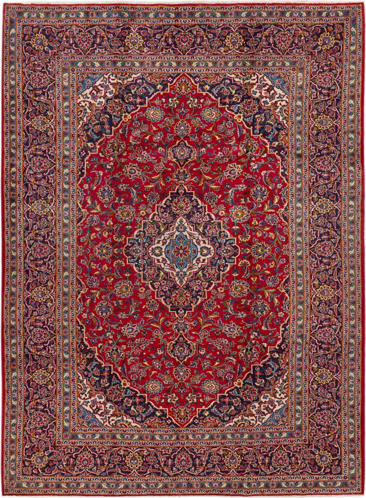 Persisk tæppe Keshan 337x252 337x252, Persisk tæppe Knyttet i hånden