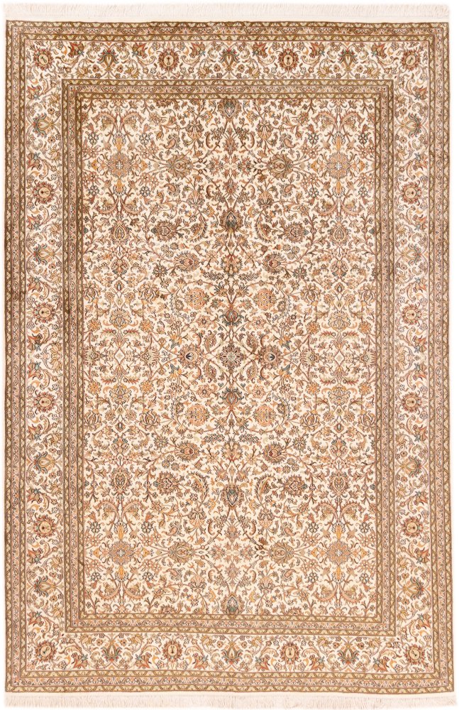 Tapis indien Cachemire Soie 256x170 256x170, Tapis persan Noué à la main