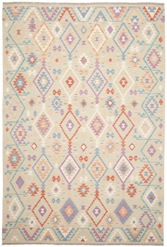 Afghanischer Teppich Kelim Afghan 296x201 296x201, Perserteppich Handgewebt