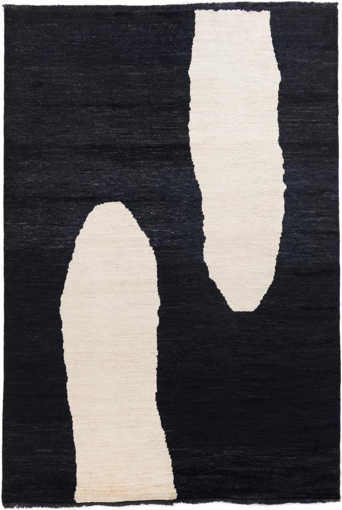 Αφγανικό χαλί Berber Contemporary 250x171 250x171, Περσικό χαλί Οι κόμποι έγιναν με το χέρι