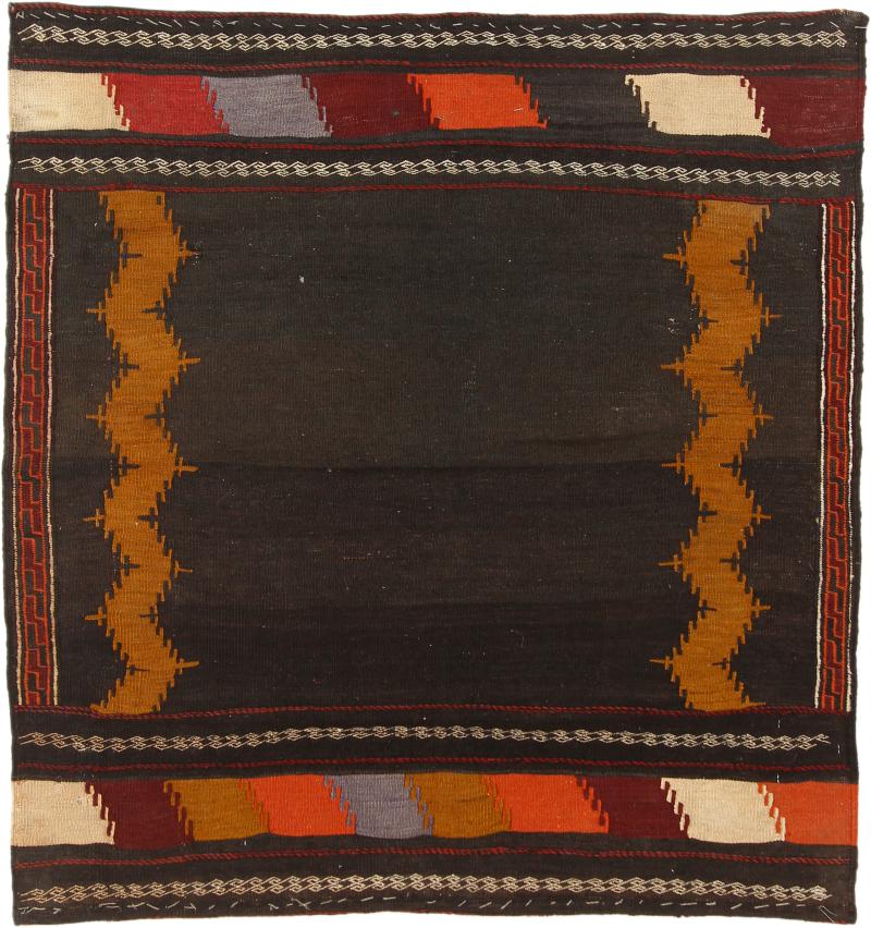 Afghan rug Kilim Afghan Antique 123x116 123x116, Persian Rug Woven by hand