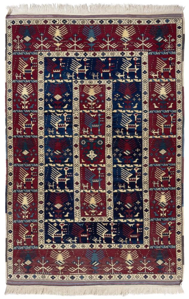  Shirvan 6'2"x4'0" 6'2"x4'0", Persian rug Hand-knotted