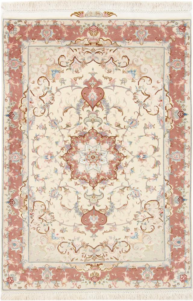 Tappeto persiano Tabriz 60Raj Ordito in Seta 150x103 150x103, Tappeto persiano Annodato a mano