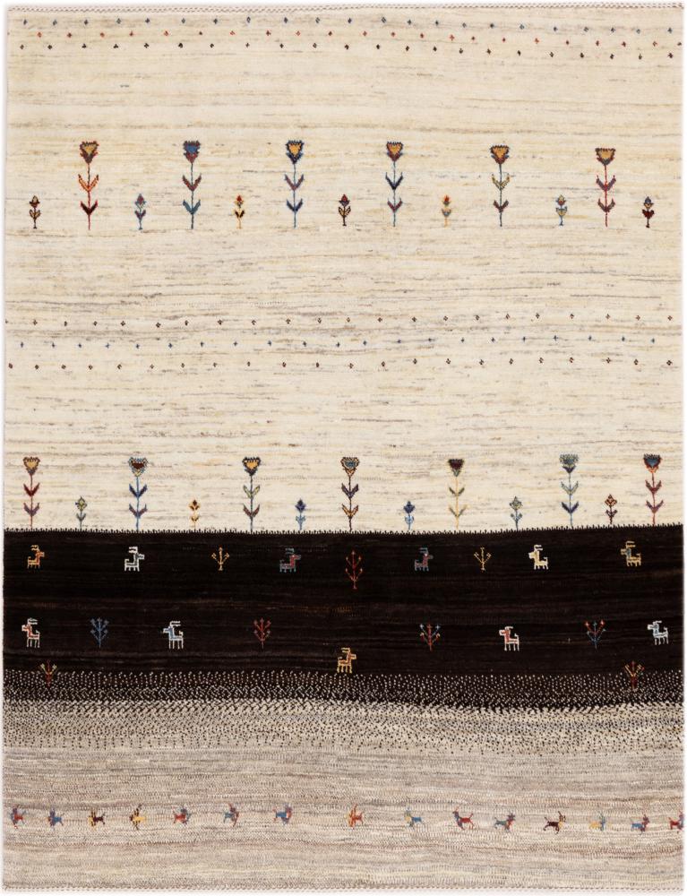 Persisk tæppe Persisk Gabbeh Kashkuli Banafsheh 191x145 191x145, Persisk tæppe Knyttet i hånden