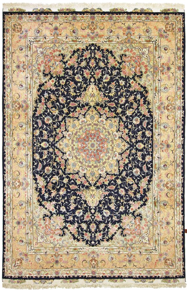 Perzsa szőnyeg Tabriz 60Raj Selyemfonal 11'7"x8'0" 11'7"x8'0", Perzsa szőnyeg Kézzel csomózva