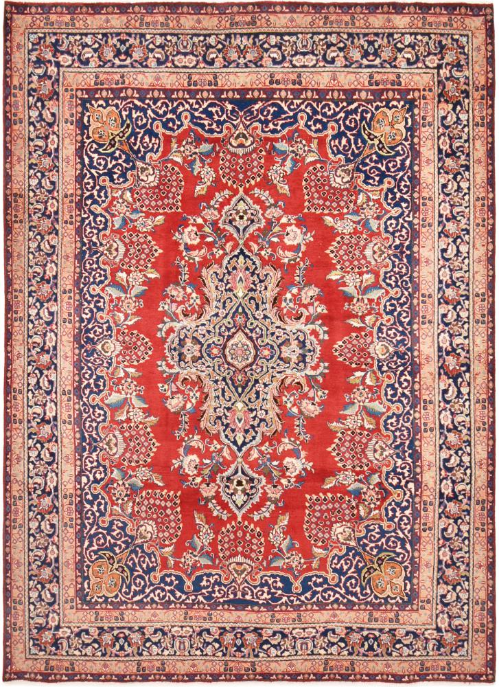 Tapete persa Mashhad Sabzewar 11'1"x8'1" 11'1"x8'1", Tapete persa Atado à mão