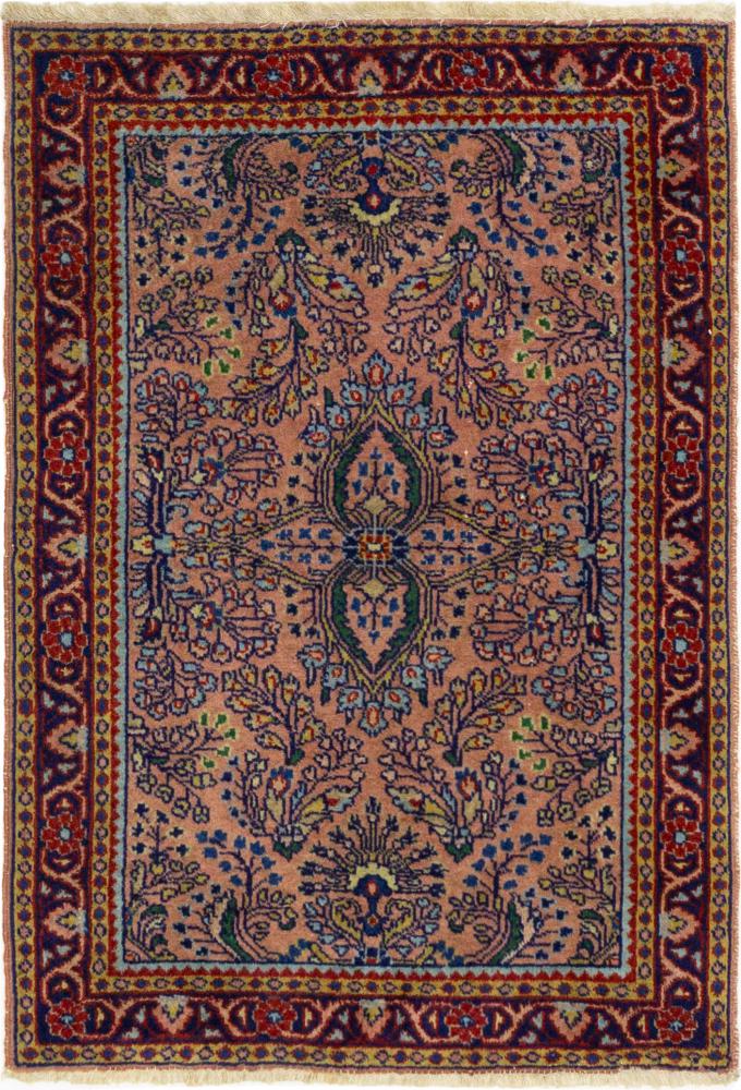 Tapete persa Sarough 75x64 75x64, Tapete persa Atado à mão