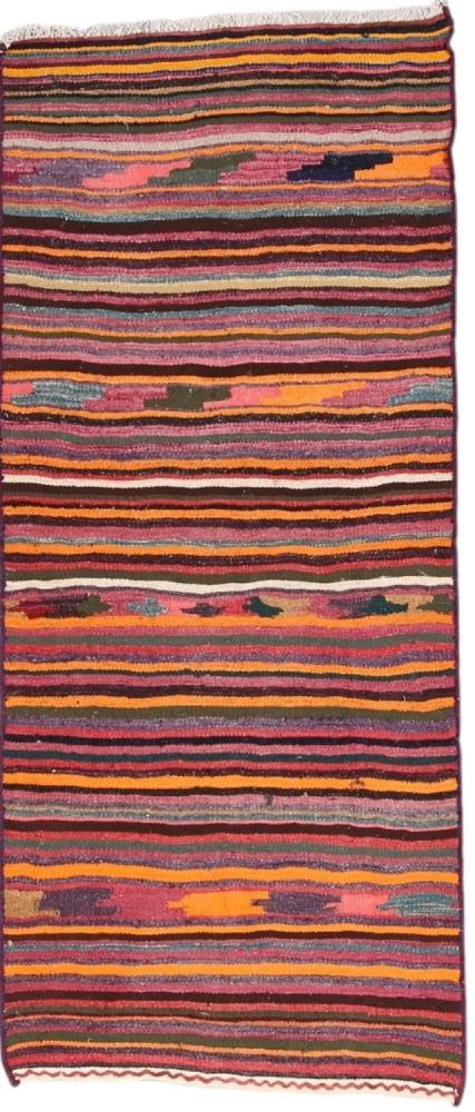 Covor persan Chilim Fars Antic 203x88 203x88, Covor persan Lucrate de mână