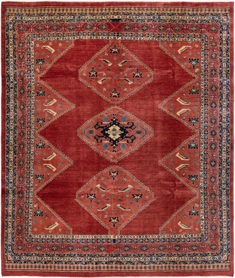 Persian Rug Persian Gabbeh Loribaft Z 293x252 293x252, Persian Rug Knotted by hand