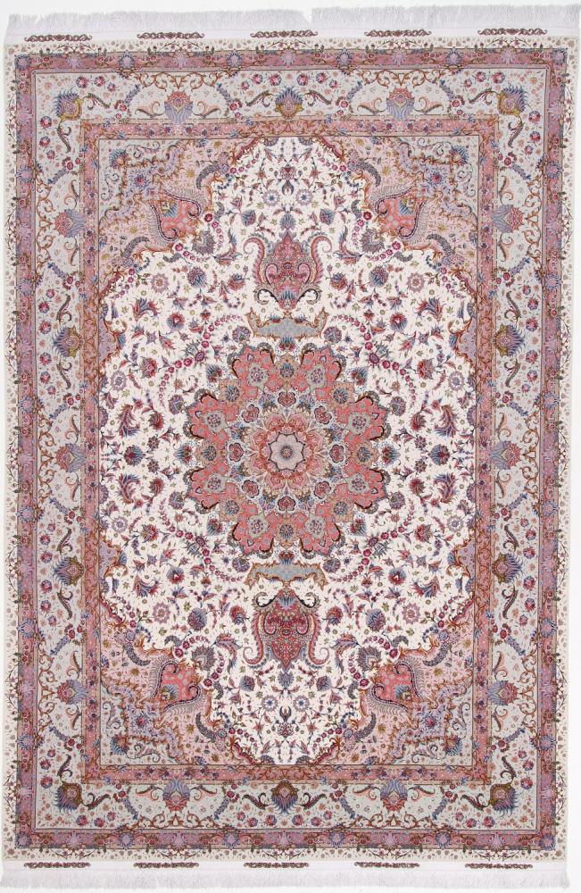 Perzsa szőnyeg Tabriz 90Raj Selyemfonal 11'9"x8'1" 11'9"x8'1", Perzsa szőnyeg Kézzel csomózva