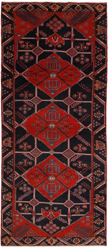Perserteppich Shahsavan 364x159 364x159, Perserteppich Handgeknüpft