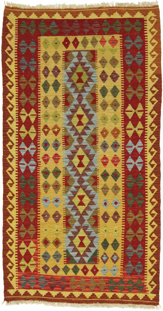 Tapete afegão Kilim Afegão 195x102 195x102, Tapete persa Tecido à mão