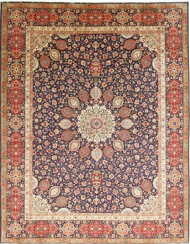 Tapete persa Tabriz 40Raj 391x303 391x303, Tapete persa Atado à mão