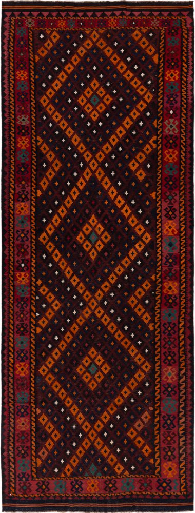Afghansk tæppe Kelim Afghan 413x155 413x155, Persisk tæppe Håndvævet