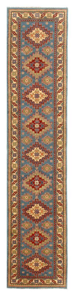 Afghan rug Kazak Ghazni 385x80 385x80, Persian Rug Knotted by hand