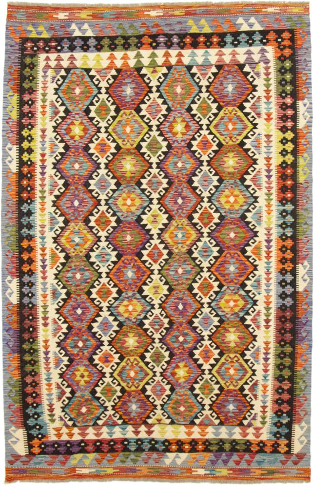 Afghaans tapijt Kelim Afghan 254x164 254x164, Perzisch tapijt Handgeweven