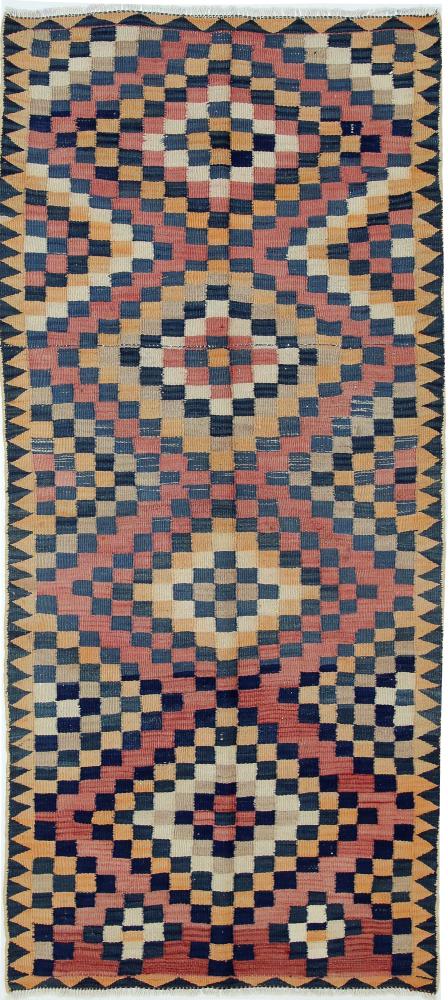 Tapete persa Kilim Fars 305x130 305x130, Tapete persa Tecido à mão
