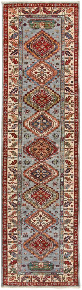 Afghan rug Super Kazak 298x83 298x83, Persian Rug Knotted by hand