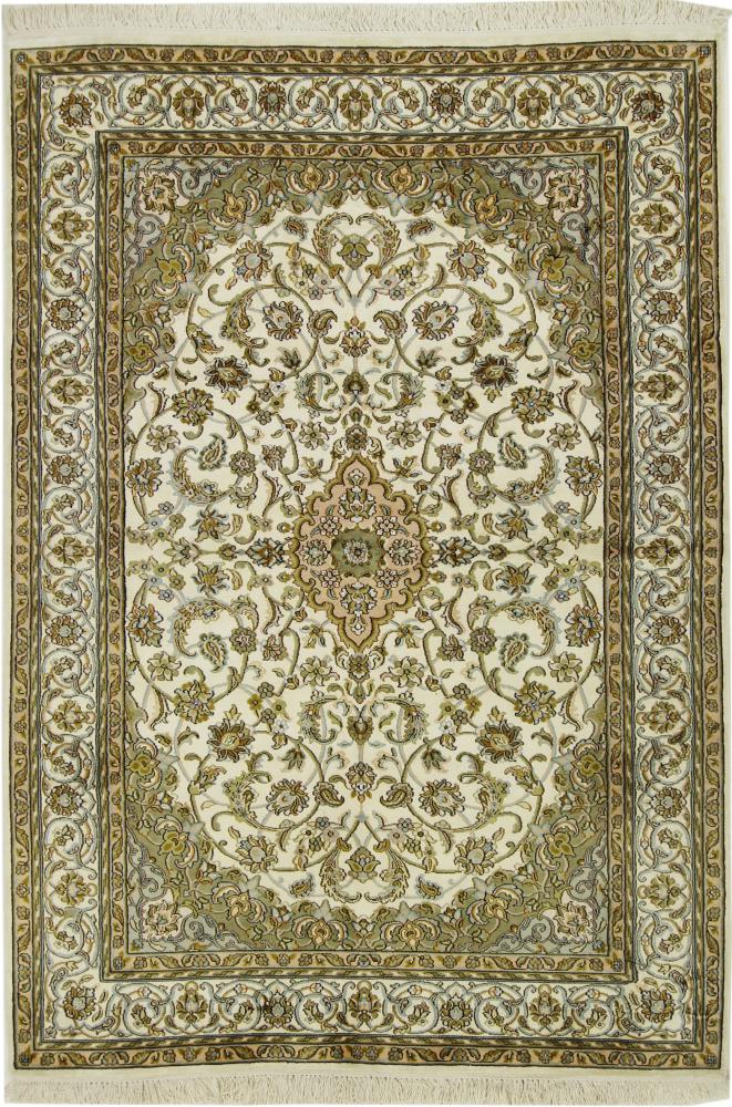 インドのカーペット カシミール シルク 185x131 185x131,  ペルシャ絨毯 手織り