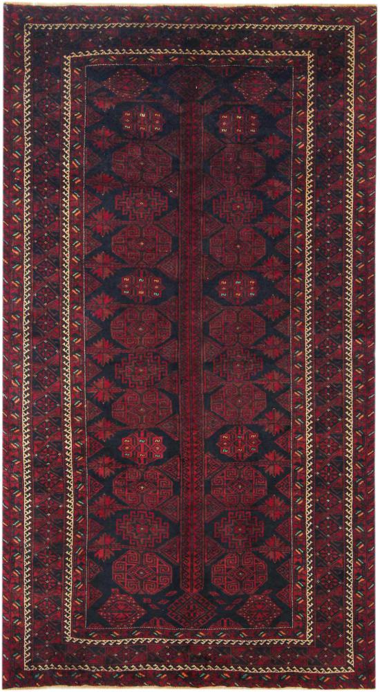 Tapete persa Balúchi 239x135 239x135, Tapete persa Atado à mão