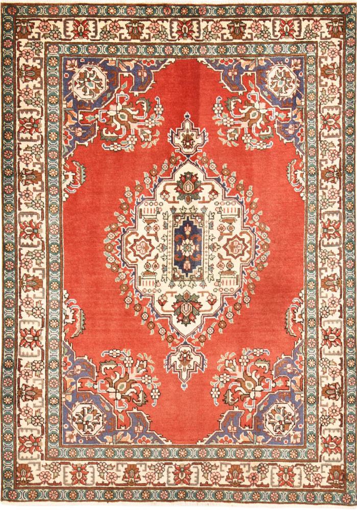 Tapis persan Tabriz 191x137 191x137, Tapis persan Noué à la main