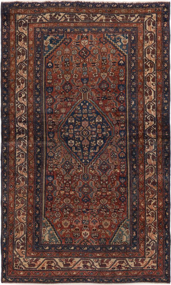 Tapis persan Malayer Antique 204x123 204x123, Tapis persan Noué à la main