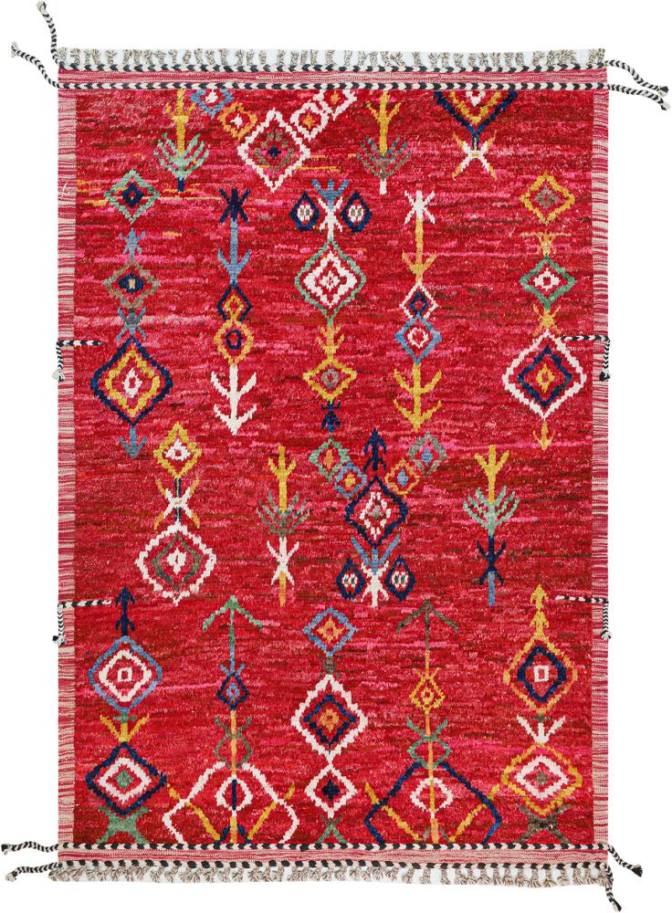 Afghaans tapijt Berbers Contemporary 252x178 252x178, Perzisch tapijt Handgeknoopte